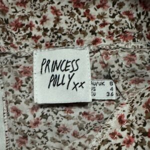 Princess Poly Floral Print Women's Skirt with ruffle